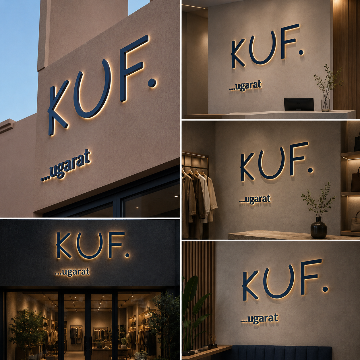 Premium Metal LED Letter Sign | Outdoor Backlit 3D Logo Signage for Restaurant, Cafe & Retail Branding
