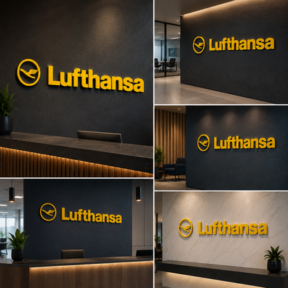 3D Outdoor Acrylic Logo Sign Board | Custom Brand Logo Letters for Building & Facade | Premium Exterior Signage