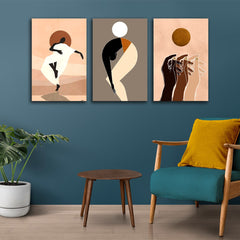 Abstract Canvas Painting Wall Frame for Living Room Wall Decoration