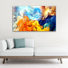 Abstract Canvas Painting Colourful Patterns Wall Frame for Living Room
