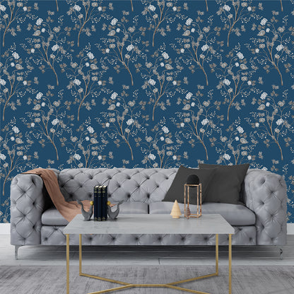 Floral Wallpaper Premium for Living Room Self Adhesive