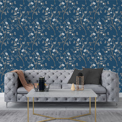 Beautiful Premium Wallpaper for Living Room Floral Wallpaper Self Adhesive Wallpaper for Bedroom, Office Wallpapers | Just Peel and Stick Wallpaper Hassle Free Easy Installation
