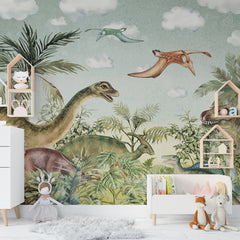Beautiful Animals Theme Wallpaper for Kids Room, Wallpaper for Childrens Bedroom, Self Adhesive Wallpapers, just Peel and Stick Wallpapers for Bedroom, Office Walls | Hassle Free Installation