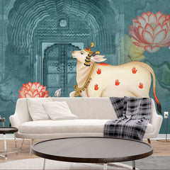 Ancient Indian Art Self Adhesive Wallpaper for Room