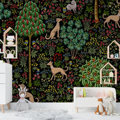 Premium Forest Landscape Wallpaper for Living Room