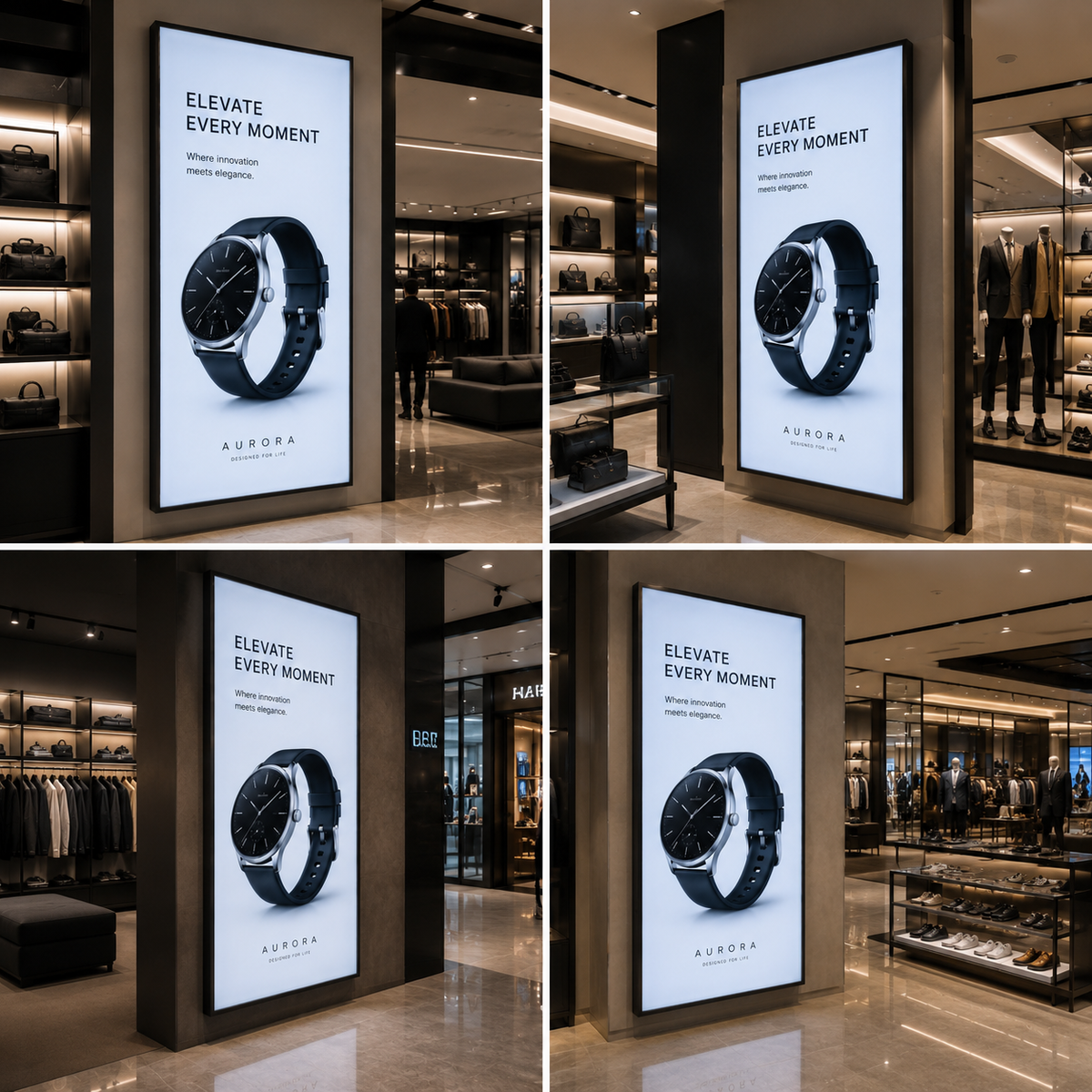 LED Fabric Light Panel | Backlit Advertising Display for Retail Stores