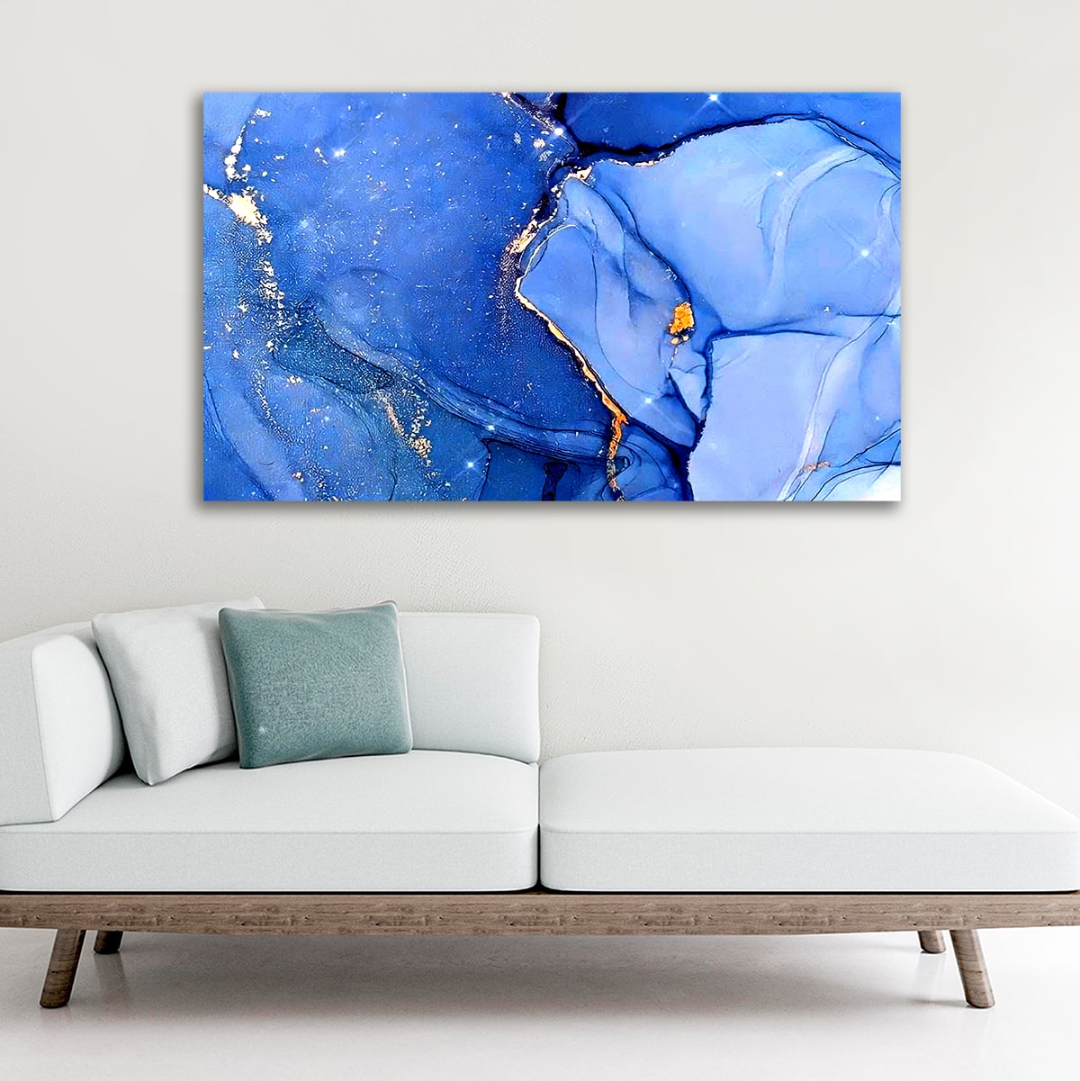 Beautiful Abstract Canvas Painting Wall Frame for Living Room Wall Decor