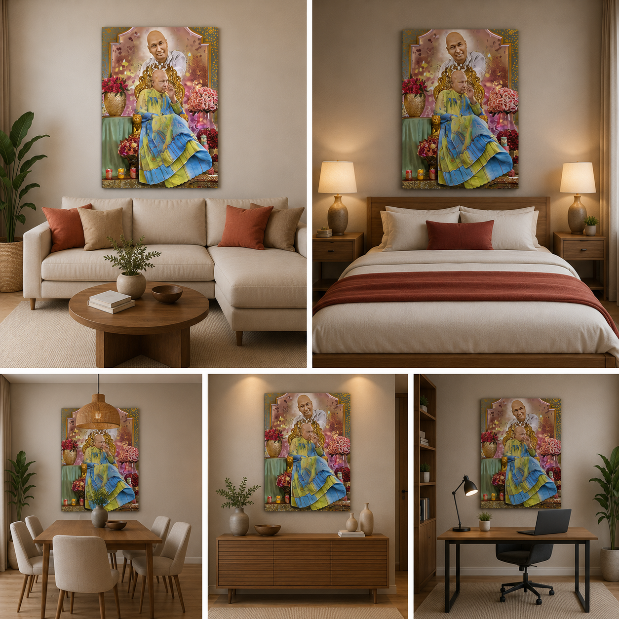 Guru ji Swaroop Photo Frame for Wall Decor