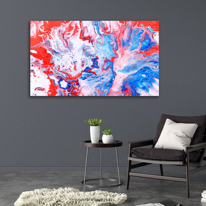 Abstract Canvas Painting with Frame for Living Room Wall Decors 