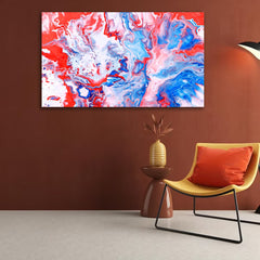 Abstract Canvas Painting with Frame for Living Room Wall Decors 