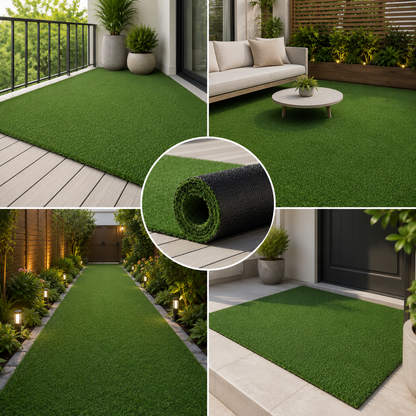 Green Grass Carpet Synthetic Rugs Turf Mat for Lawn (45 MM)