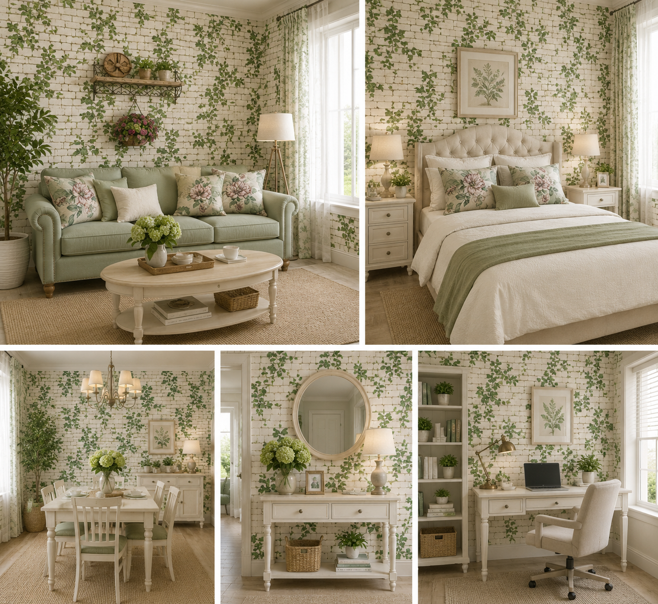 Self Adhesive Wallpaper for Living Room, Bedroom, Office Easy to Stick PVC Waterproof Peel and Stick Wall Paper for Home décor 45x300 cm