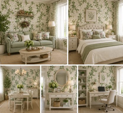 Self Adhesive Wallpaper for Living Room, Bedroom, Office Easy to Stick PVC Waterproof Peel and Stick Wall Paper for Home décor 45x300 cm