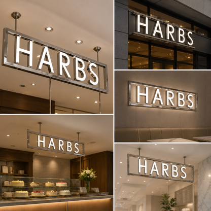 Front Lit LED Channel Letter Sign | Premium Acrylic Illuminated Signage for Storefront & Retail Branding