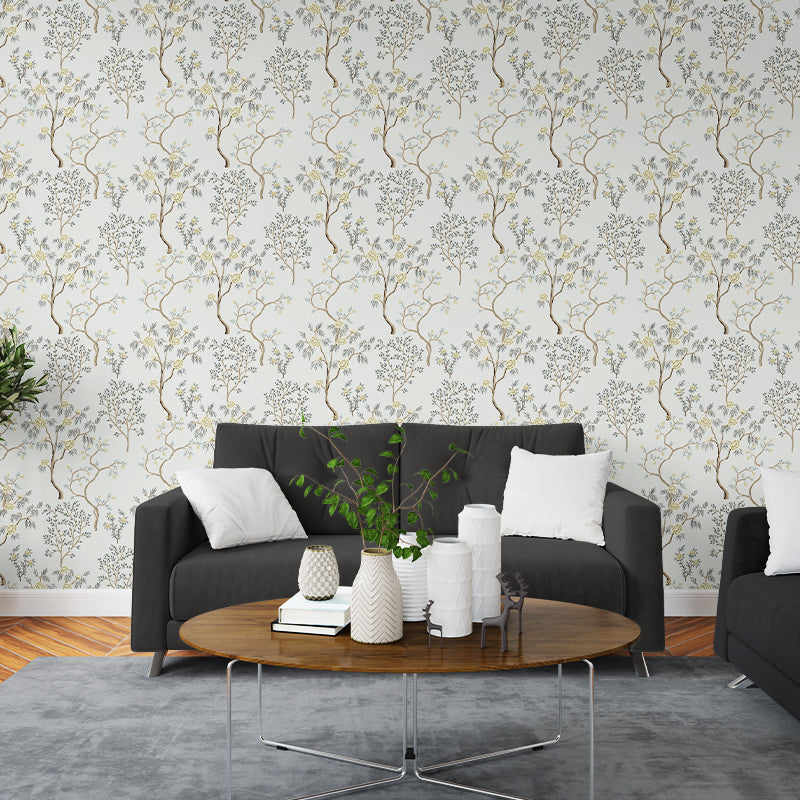 Floral Design Premium Wallpaper for Living Room