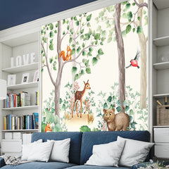 Premium Floral Artful Wallpaper for Living Room