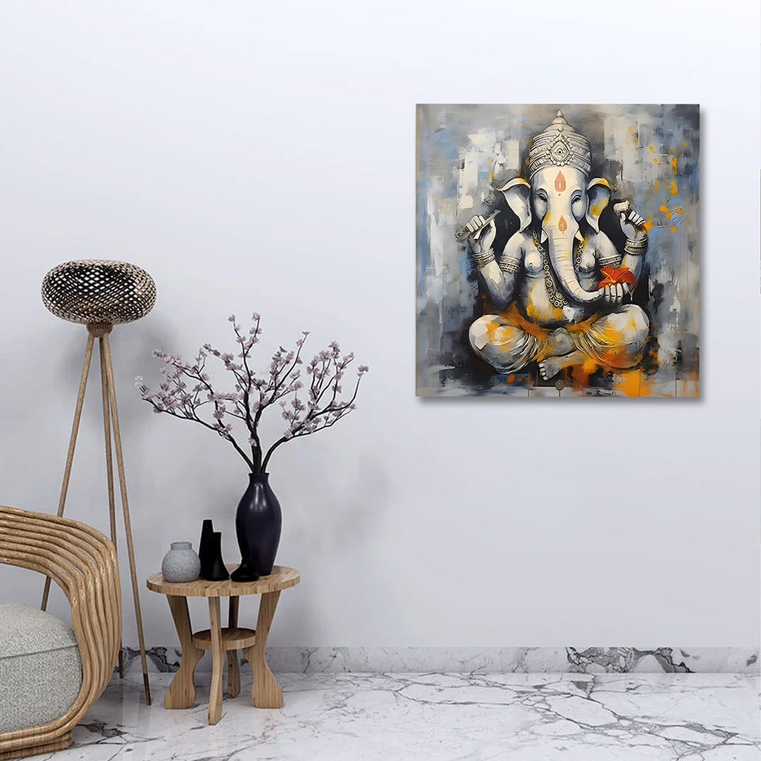 Radha Krishna Modern Artistic Face Canvas Painting Frame Wall Decor for Living Room (Copy)