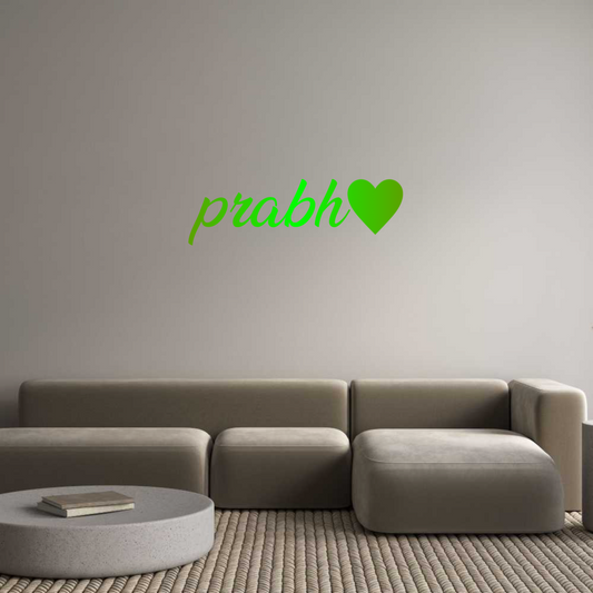 Custom Neon: prabh❤️