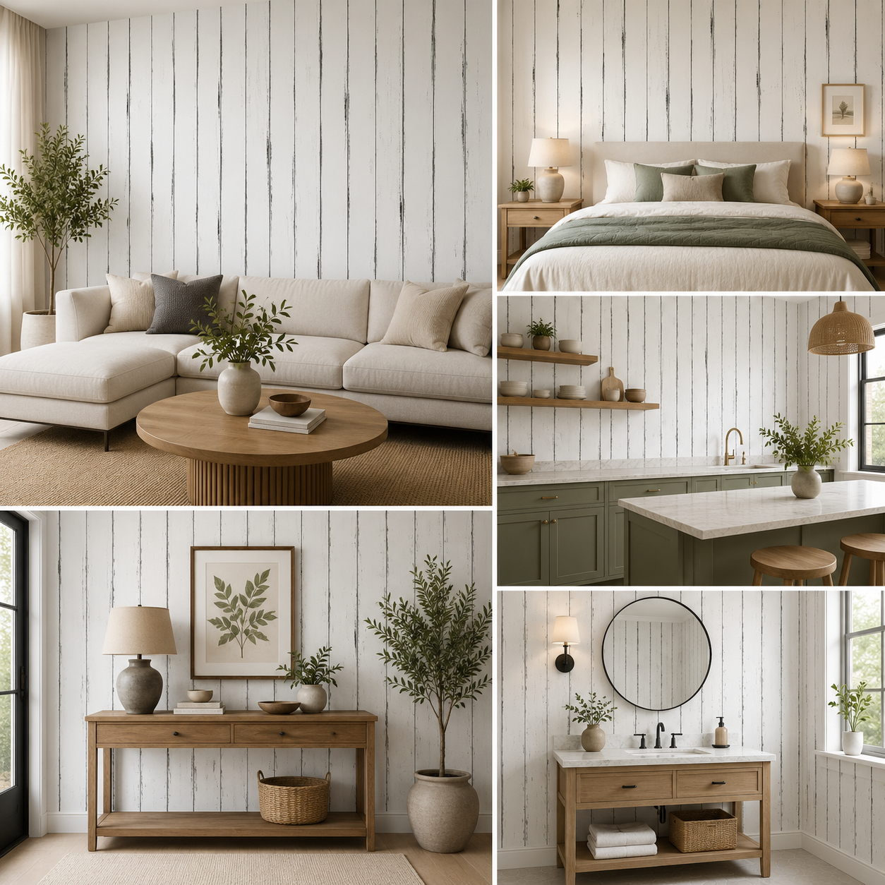 Peel and Stick Wallpaper, Self Adhesive DIY Wall Sticker for Bedroom Hall Living Room Kitchen Home & Office, PVC Coated & Waterproof Surface Scratch Resistant – 45 x 300cm