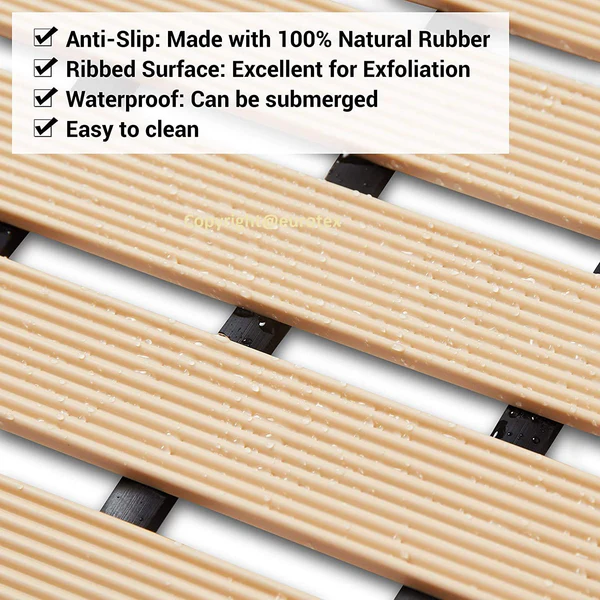 Premium Non-Slip Bath Mat – PVC & Silicone for Extra Grip (43x61 cm)