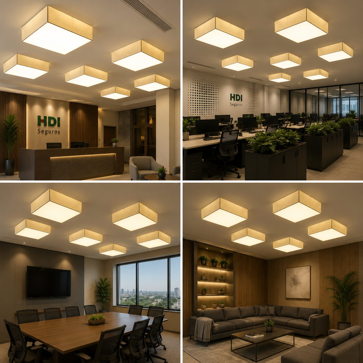 LED Fabric Light Boxes | Custom Suspended Backlit Ceiling Light Panels