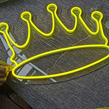 King Queen Crown Led Neon Sign Wall Decor