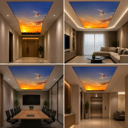 LED Fabric Light Box Panel | Backlit Ceiling & Wall Display for Interiors