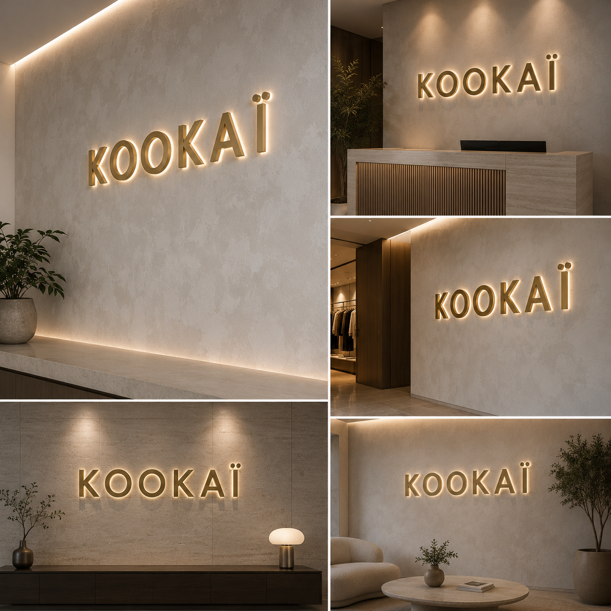 Premium Acrylic LED Letter Sign | Backlit Wall Logo Signage for Office, Retail & Reception Branding