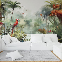 Premium Forest Landscape Wallpaper for Living Room, Bedroom, Office  Walls Decor Wallpaper | Just Peel and Stick Premium Self Adhesive Wallpaper