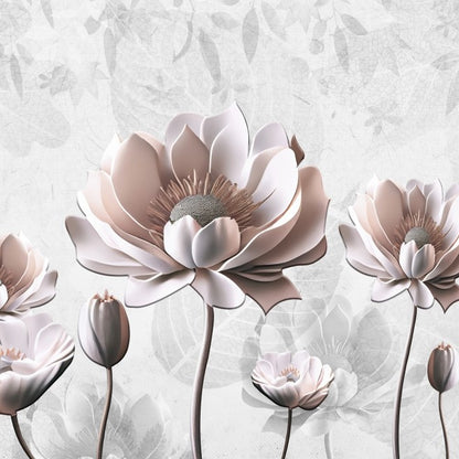 Luxury Lotus Flower Wallpaper for Office Walls