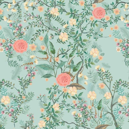Premium Floral Artful Wallpaper for Living Room