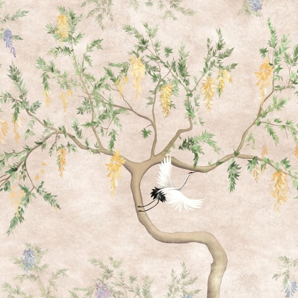 Chirping Birds Wallpaper for Living Room Walls Decor