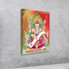 Beautiful Lord Ganesha Wall Painting Frame for Living Room Wall Decors