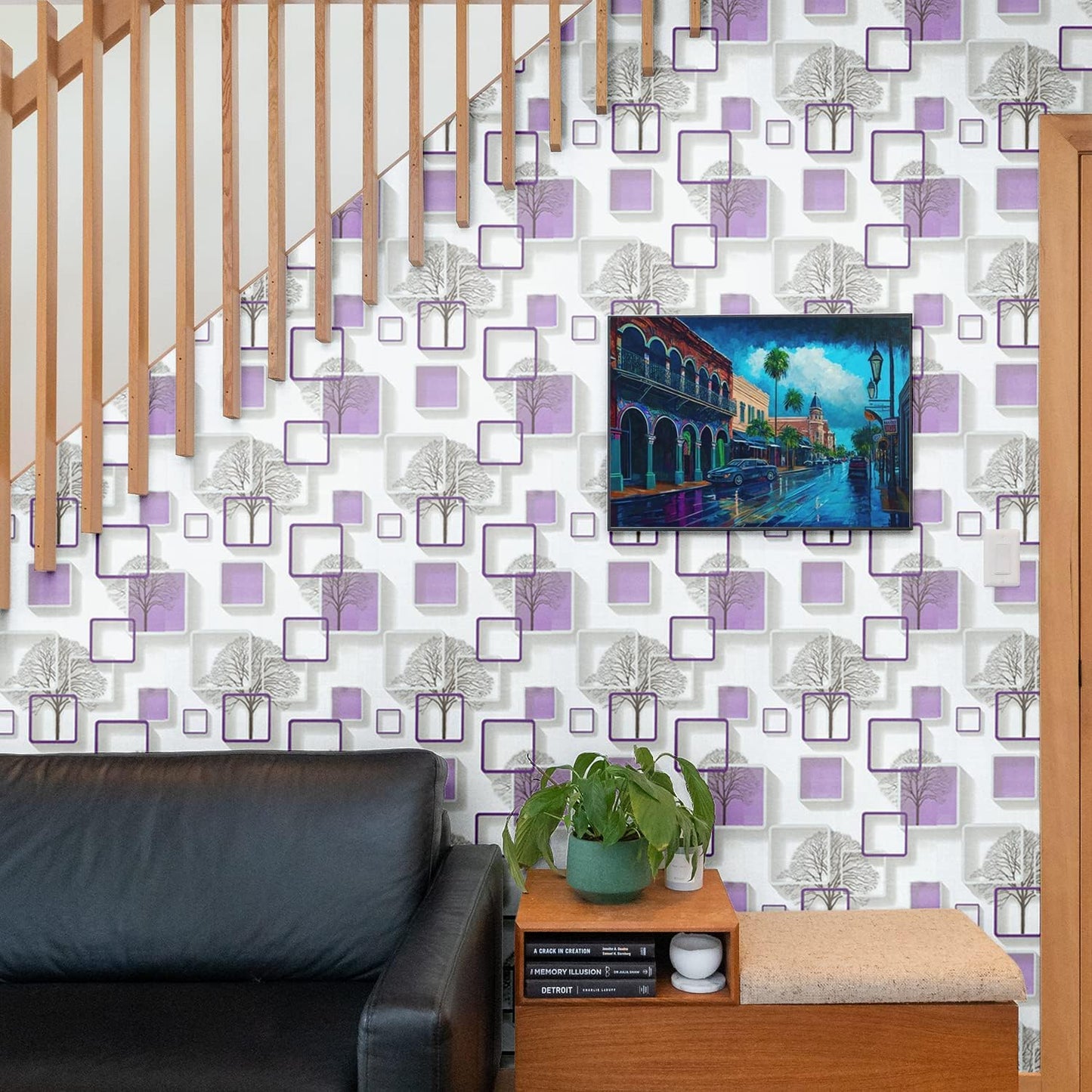 Peel and Stick Wallpaper, Self Adhesive DIY Wall Sticker for Bedroom Hall Living Room Kitchen Home & Office, PVC Coated & Waterproof Surface Scratch Resistant – 45 x 300cm