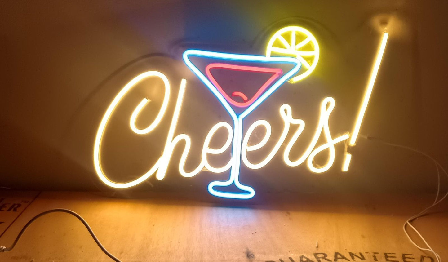 Custom Restaurant Neon Sign LED Wall Light Big Size Cafe & Hotel Decor