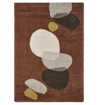 Royal Nomadic Modern Abstract Carpet Brown and Black