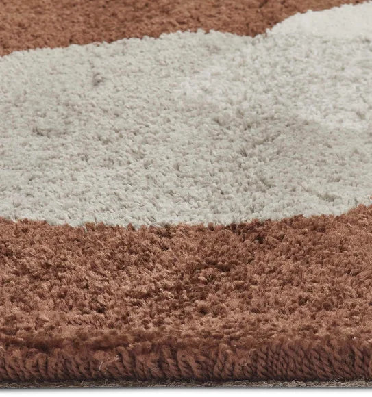 Royal Nomadic Modern Abstract Carpet Brown and Black