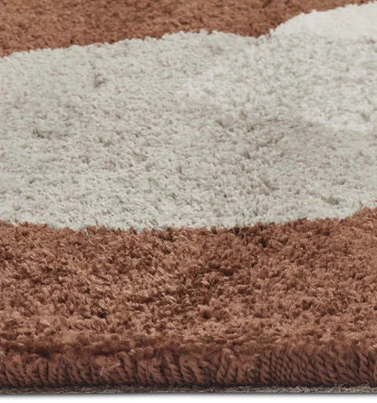 Royal Nomadic Modern Abstract Carpet Brown and Black
