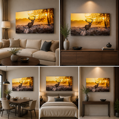 A Curious Deer Frame for Wall Decor