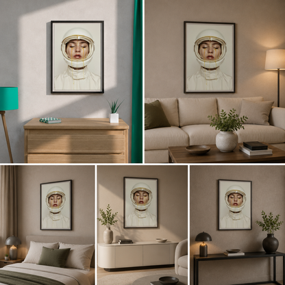 Eclectic Contemporary Aesthetic Wall Art Poster for Living Room (24 By 36) In