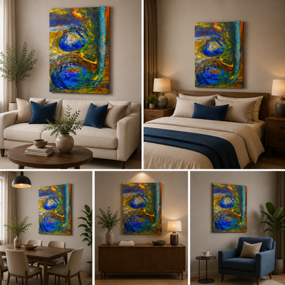 Abstract Canvas Painting Frame for Wall Decor