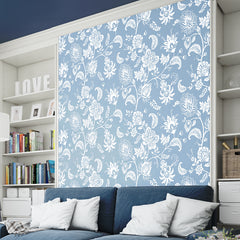 Beautiful Wallpaper for Living Room, Florat Art Wallpaper, Self Adhesive Wallpapers, just Peel and Stick Wallpapers for Bedroom, Office Walls | Hassle Free Installation