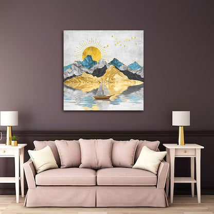 Abstract Forest Canvas Wall painting Frame for Living Room Wall Decor | Gifting