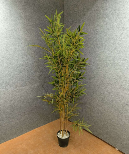 Artificial Green Bamboo Plant for Home Decor/Office Decor/Gifting | Natural Looking Indoor Plant
