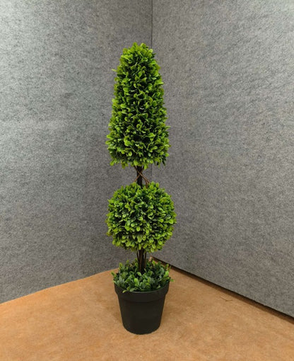 Artificial Plants Topiary Spiral Potted Tree Faux Plant Indoor Artificial Plants