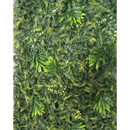 Artificial Vertical Garden, Artificial Wall Flower for Wall Decor | Artificial Green Wall Hanging Plants | Wall Decoration (16 by 24 Inches) Artificial green foliage panel