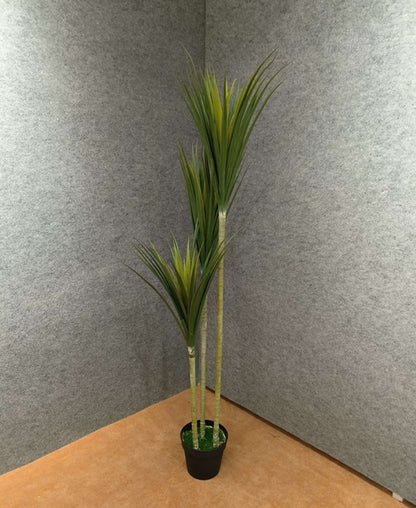 Artificial plants Green Faux Ponytail Palm Potted Indoor Artificial Plants  for living room and Party decoration planters