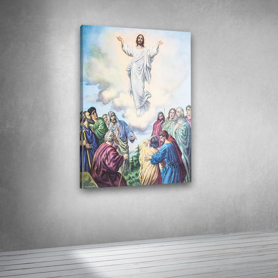 Christian spiritual painting canvas print for contemporary interiors