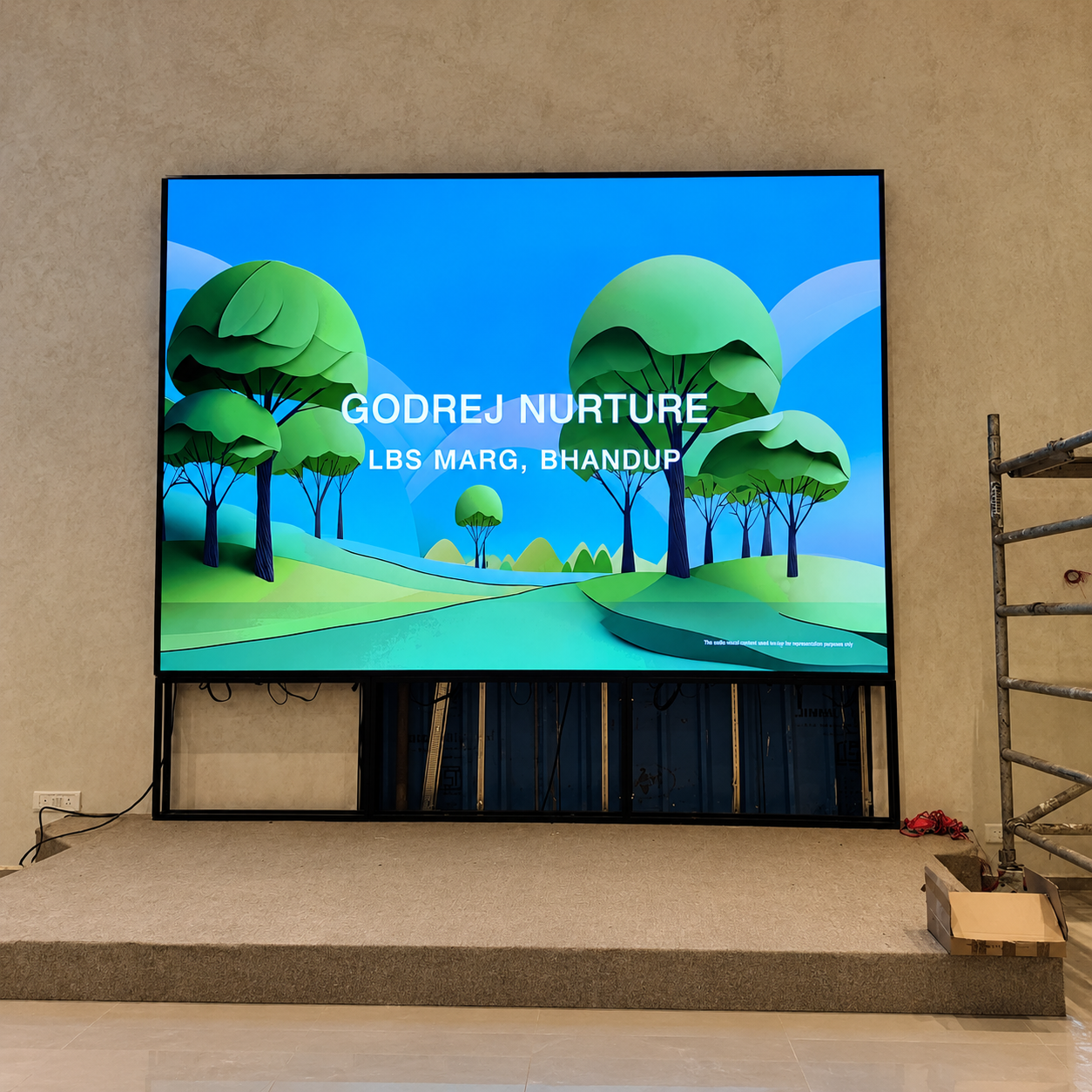 Large LED Video Wall Screen | Wall Mounted Digital Display for Commercial Spaces