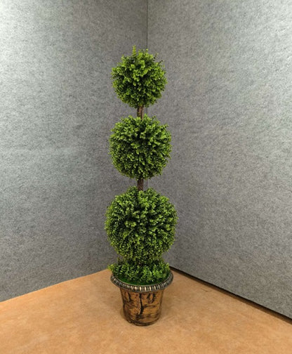 Boxwood Topiary Tree – Faux Greenery for Home & Office Artificial plants indoor and outdoor plant for decoration